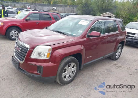 2016 GMC Terrain Sle-1 из США, поврежденный, VIN 2GKALMEK8G6207061